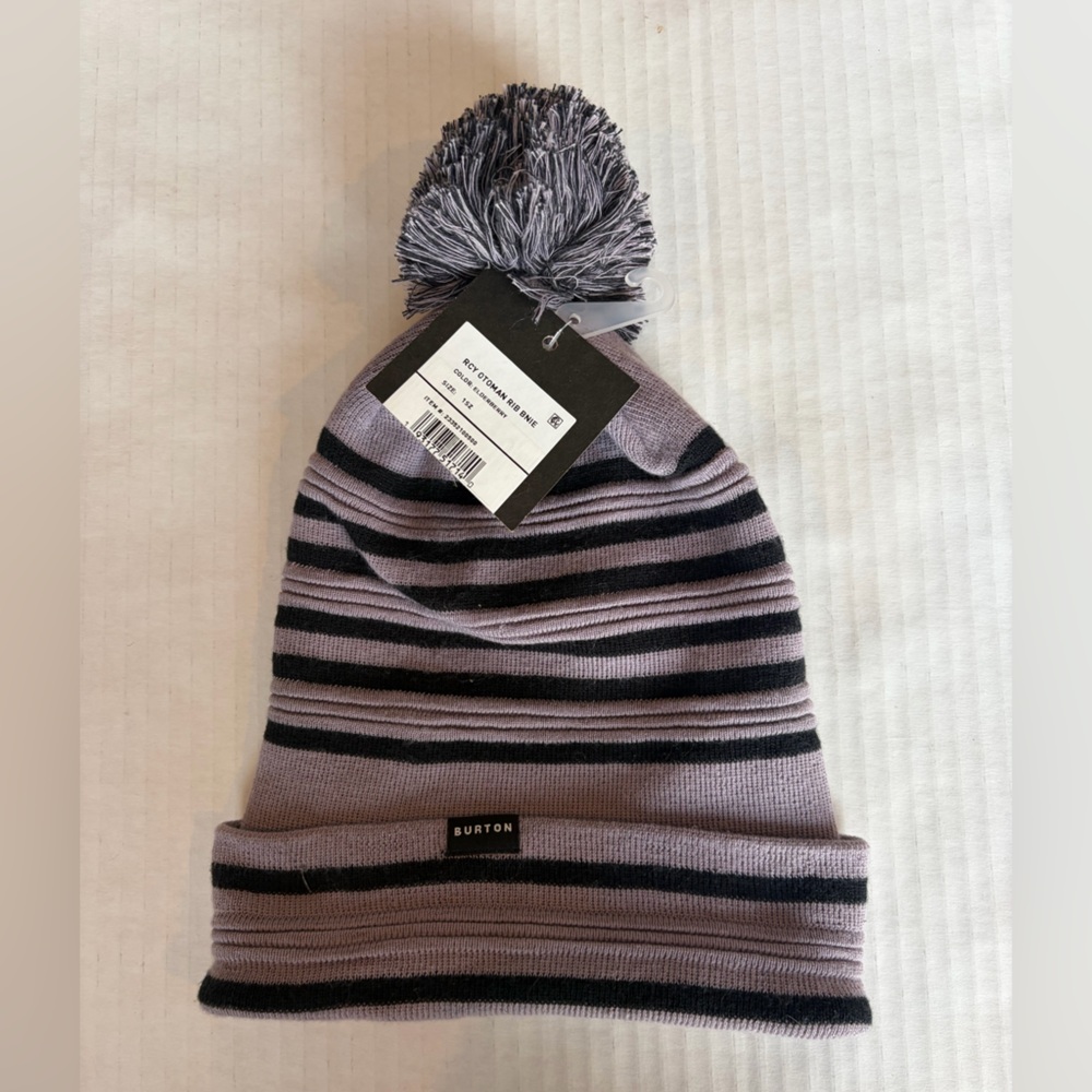 Burton Recycled Ottoman Rib Beanie NWT knit winter snowboard ski